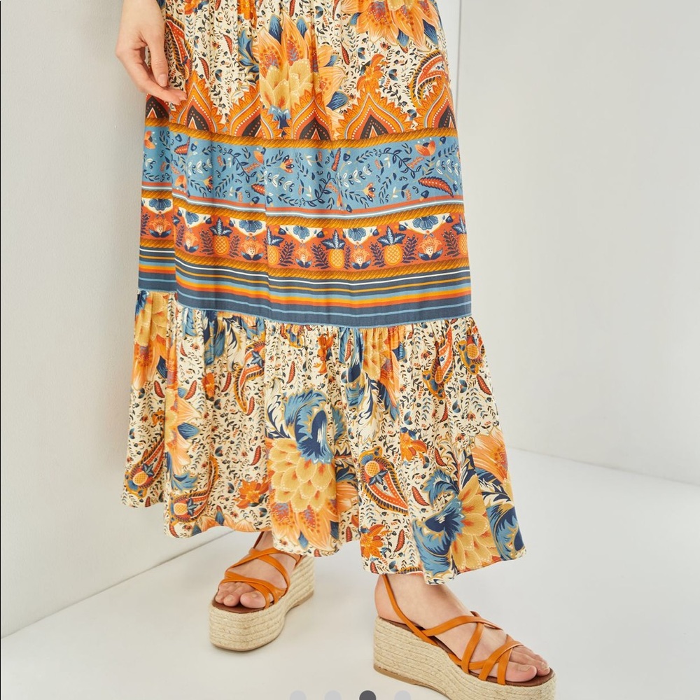 Anthro Farm Rio Bambina Skirt Set Size M - Picture 3 of 9